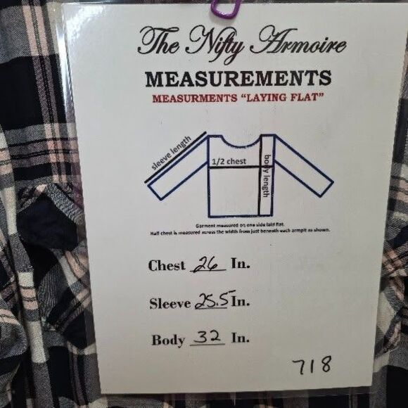 Torrid Shirt Plus Size 4 4X Blue Pink Plaid Rayon Button Front Long Sleeve Soft - Picture 10 of 10